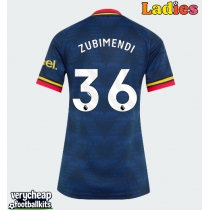 Arsenal Martin Zubimendi #36 Replica Away Shirt Ladies 2026-27 Short Sleeve